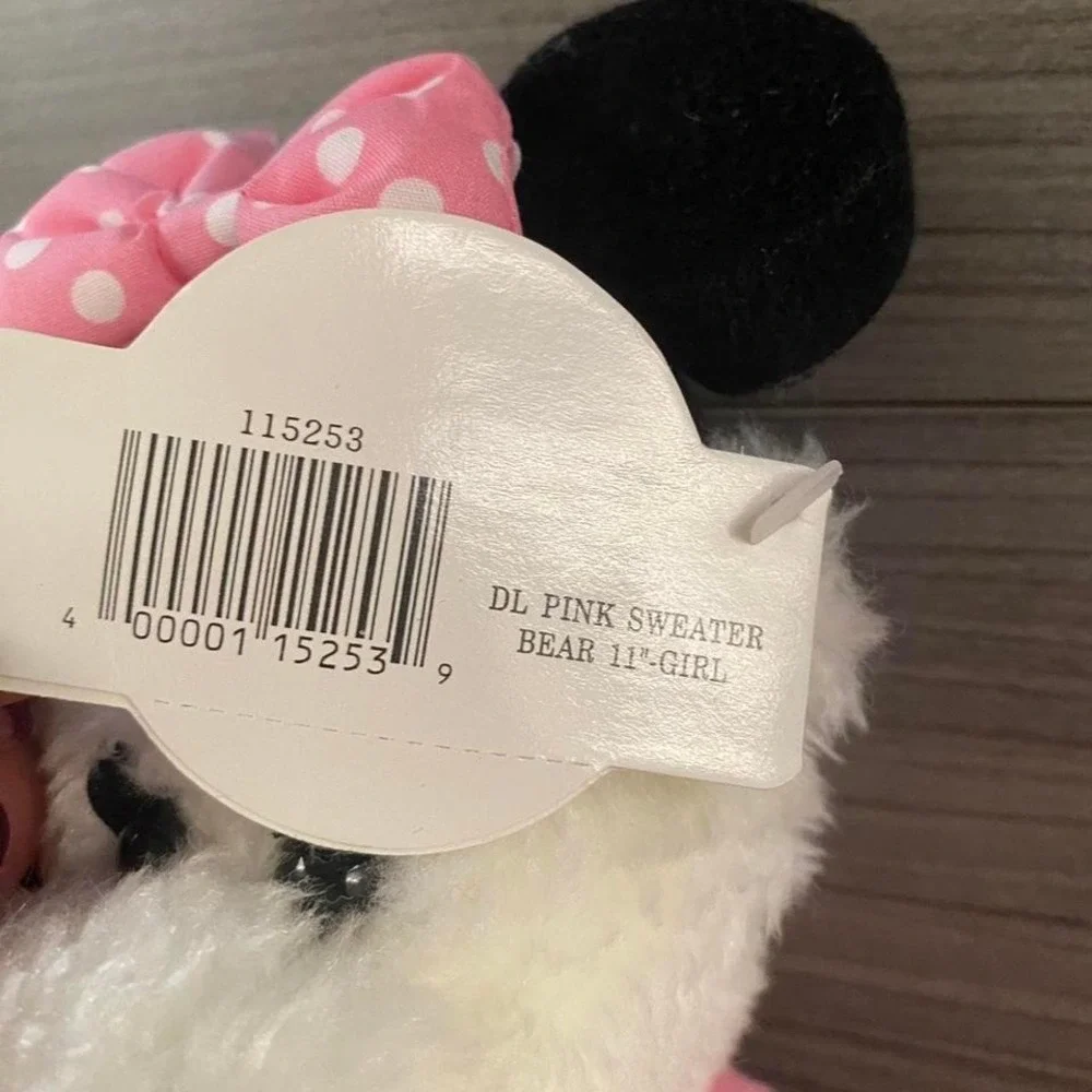 Disneyland Minnie Mouse Bear Plush – Pink Sweater & Polka Dot  Collectible Teddy